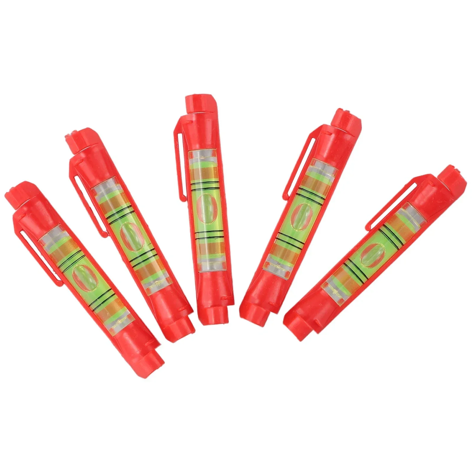 5pcs Hanging Bubble Line Level Mini Line Bubble Level For Building Trades Bricklaying Tiling Engineering Surveying Metalworking