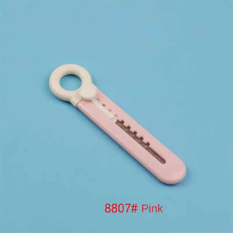 Kawaii Mini Pocket Love Heart Art Utility Knife Express Box Knife Paper Cutter Craft Wrapping Refillable Blade Stationery