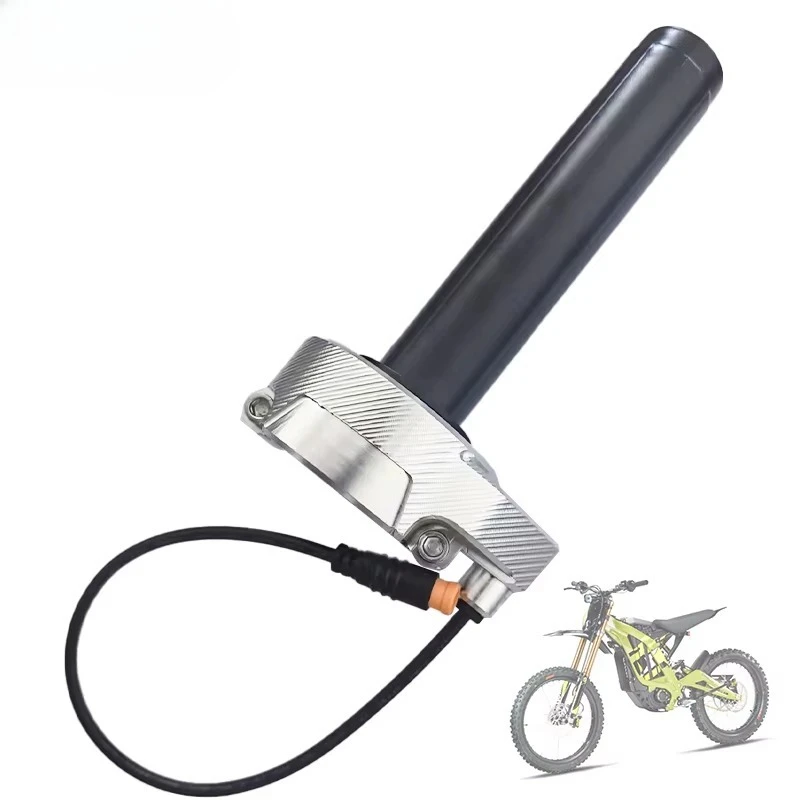 CNC Throttle M8 Male Connection 25cm Replacement Electric Throttle Parts Twist Accelerator Grip for E Bike Parts