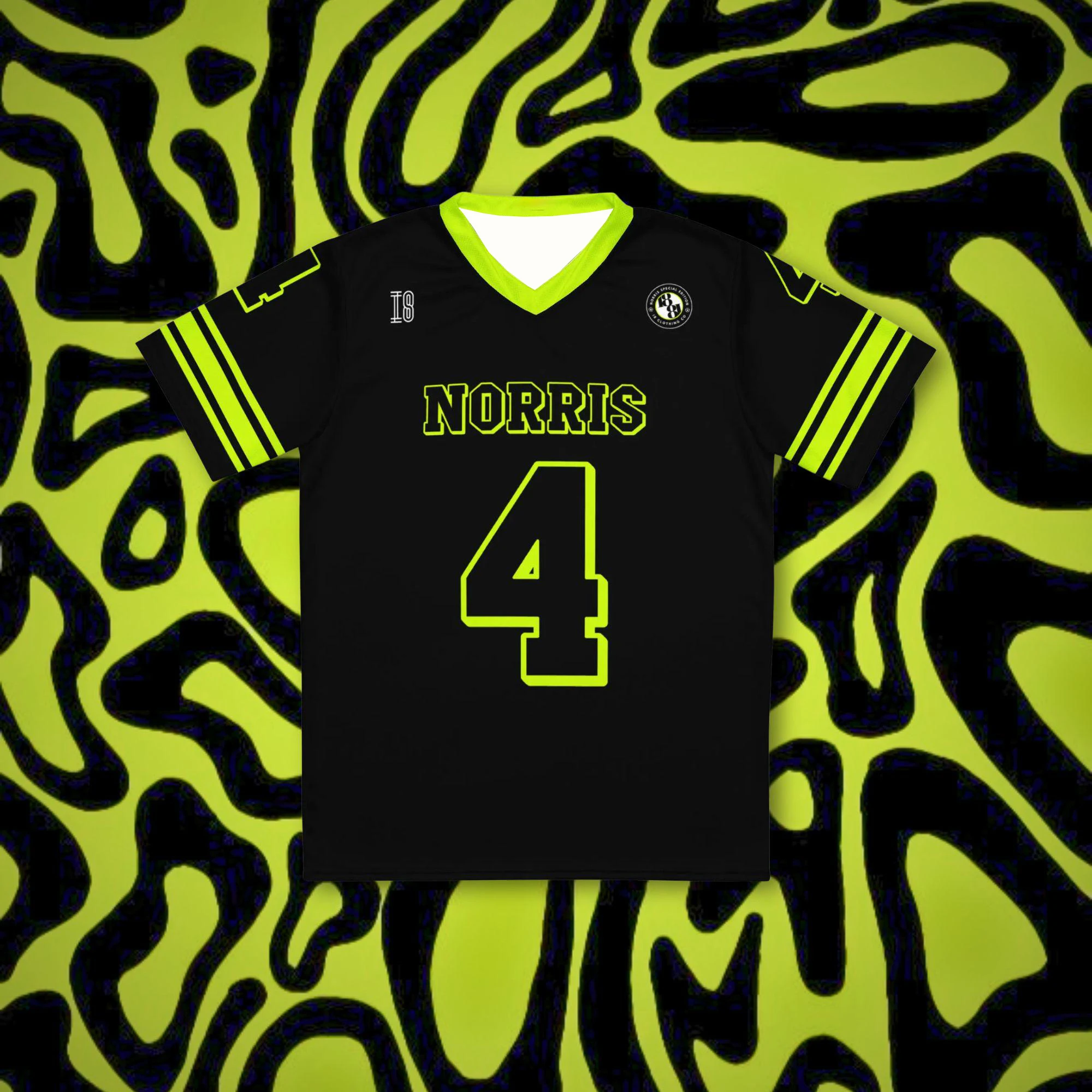 

Lando Norris Football Jersey Children/Adult Summer Sports Short sleeved T-shirt LN4 Merch F1 V-Neck Breathable Men Women's Shirt