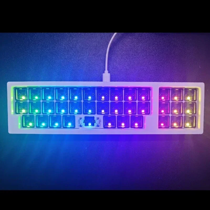 Cyber28+9 Key Mini Keyboards RGB Minor Keyboard Hot Plug Keypad QMK Firmware Vial Custom Wired Keyboard Kit Support Macro Keys