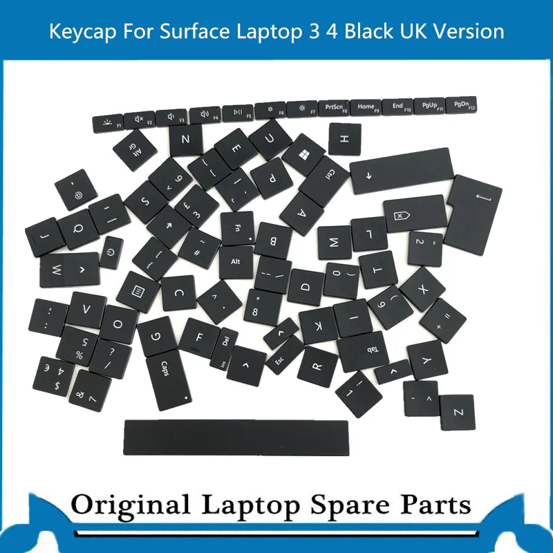 

Replacement Keyboard Key Cap for Surface Laptop 3 4 Keycap UK Version Black