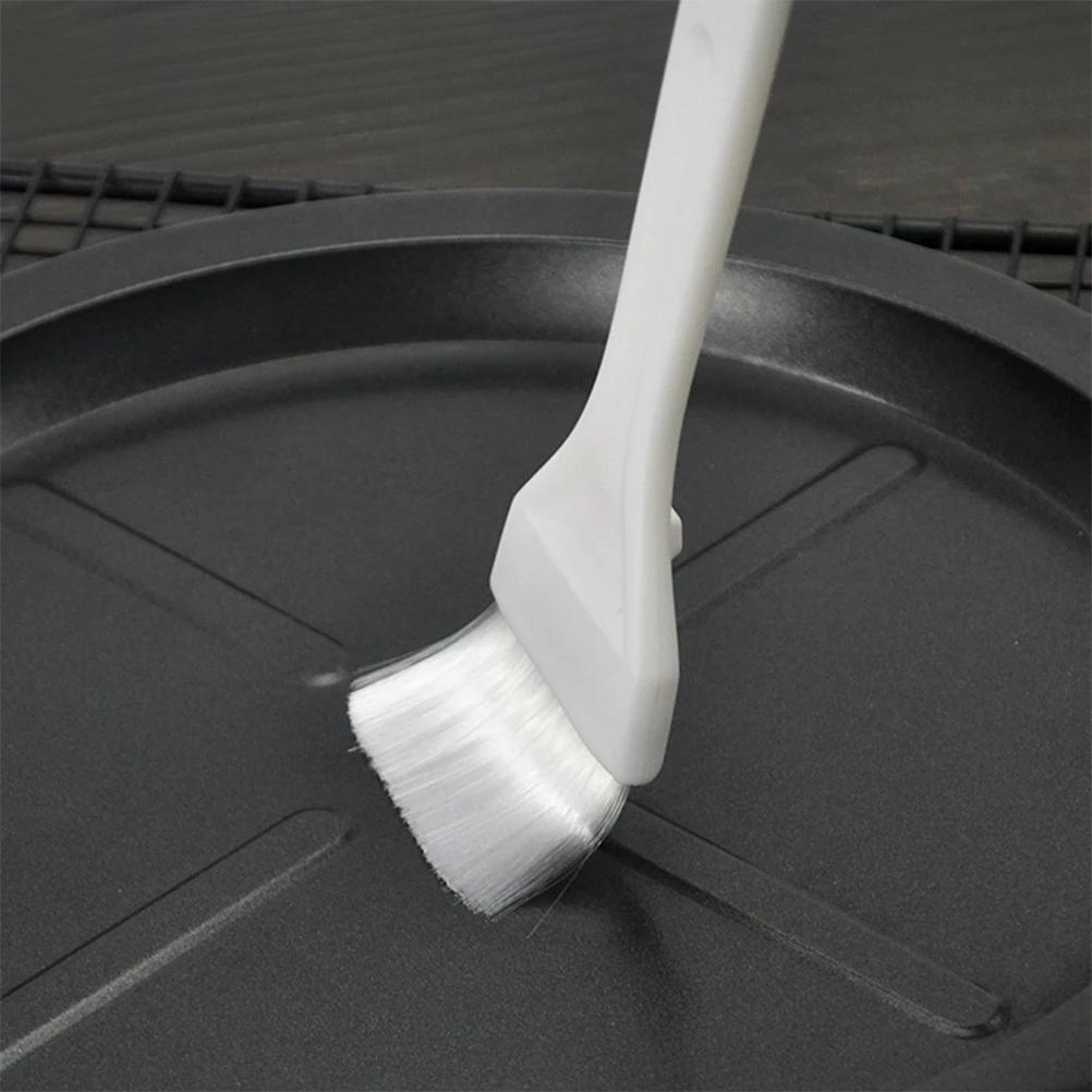 

2pcs Cake Grease Brush Baking Barbeque Oil BBQ Meat Basting Sauce Cooking Pastry Heat Resistant Handles Food Grade Plastic