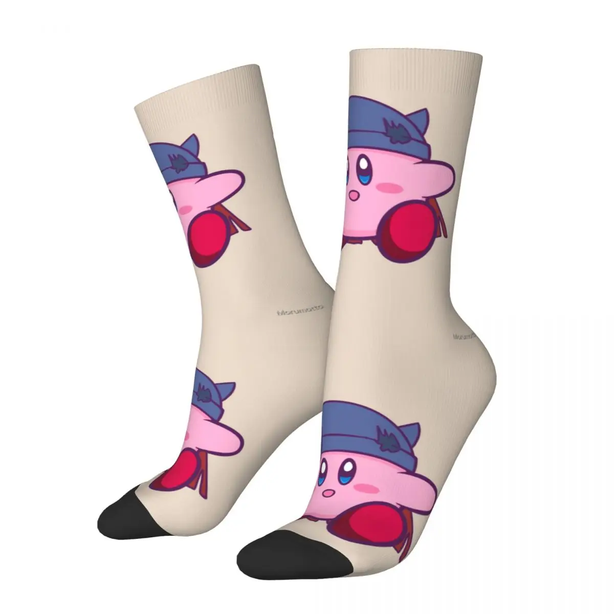 

Hip Hop Vintage KirbyxReg Crazy Men's Socks Unisex Made In Abyss Harajuku Pattern Printed Funny Novelty Happy Crew Sock