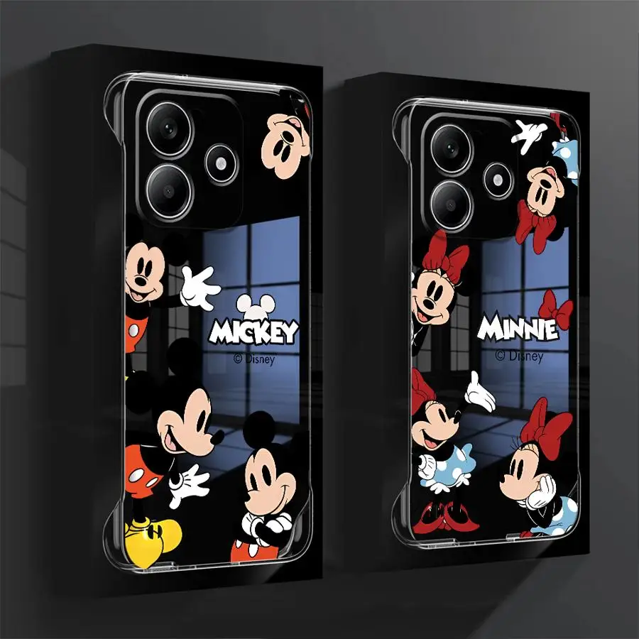 Disney Mickey Minnie Mouse Phone Case for Xiaomi Redmi Note 14ProPlus5G 14 13ProPlus 13 Pro 10Pro4G 12Pro5G TPU Soft Cover