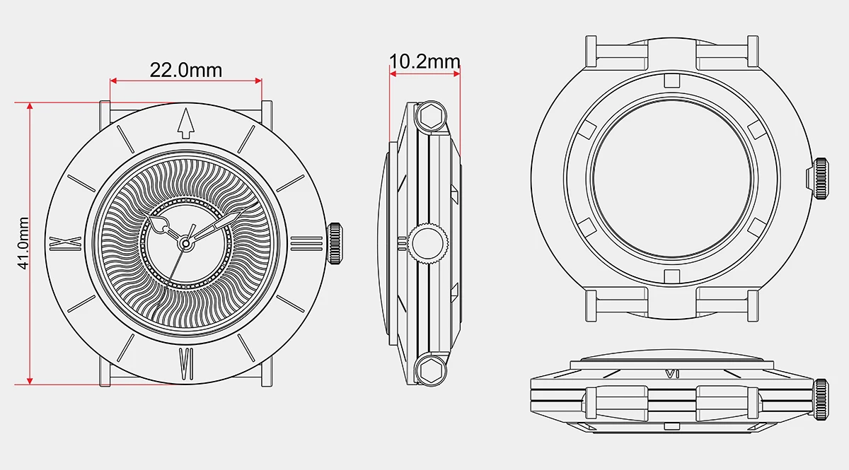 SIDAXIN Men Diver Watch 41mm Military Automatic Mechanical Wristwatch Bronze / Steel Case 20ATM Waterproof Luminous PT5000