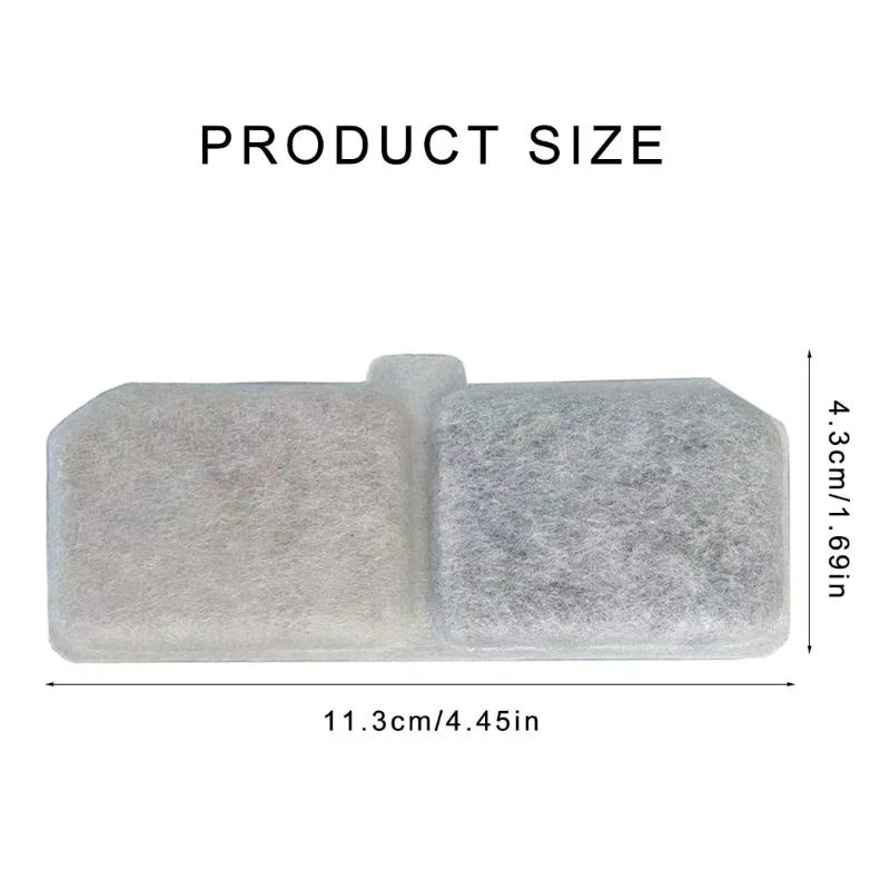 10 Buah Dispenser Air Mancur Minum Anjing Peliharaan Persegi Panjang Perlengkapan Anak Anjing