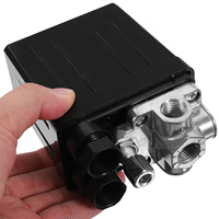 240V Pressure Control Valve Accessories 90 120 PSI Air Compressor Switch Vertical Mini Energy Saving Unload Easy