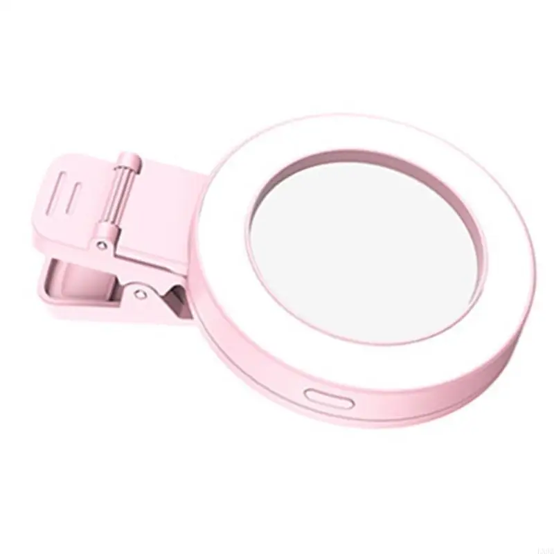Portable LED Rings Light Adjustable Brightness Upgrades Selfie Rings Light ABS
