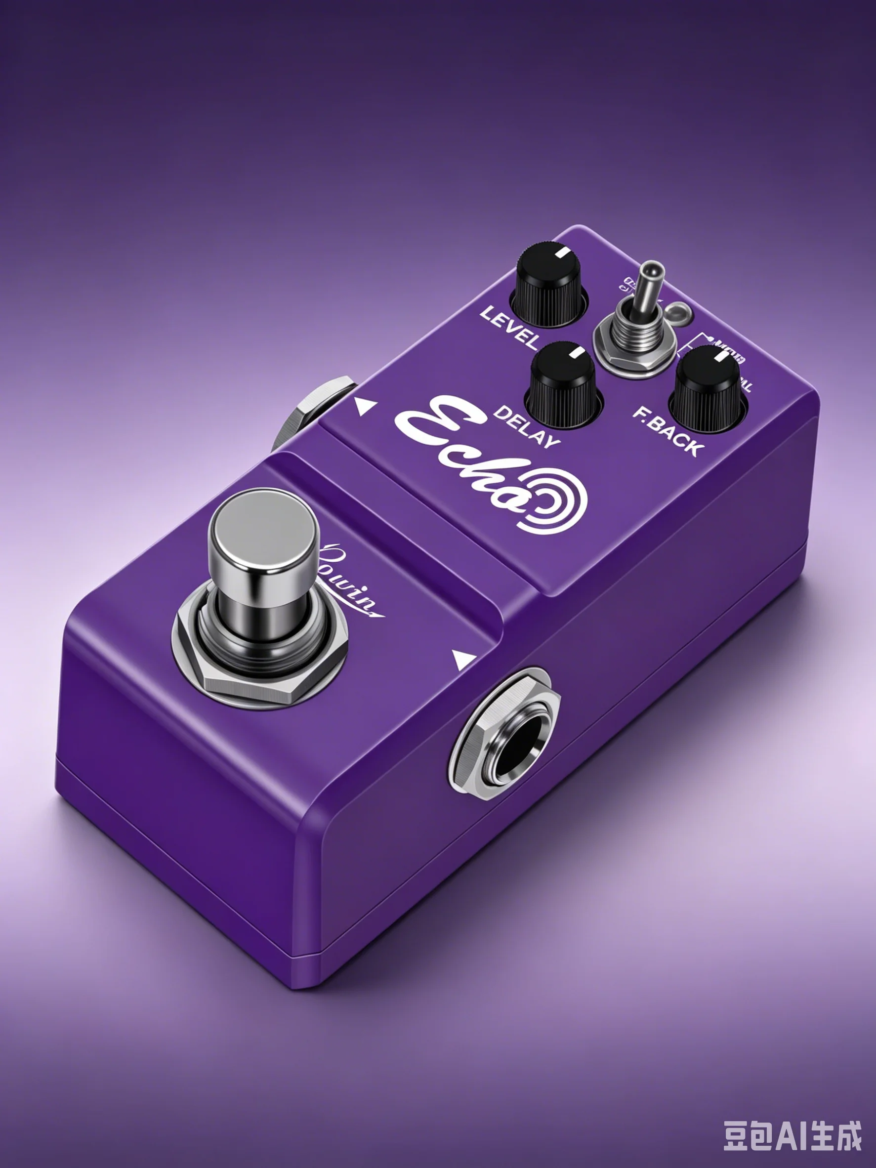 ROWIN LN-314 ECHO Mini Echo Delay Pedal 2 Modes True Bypass Guitar Effect Pedal view 5