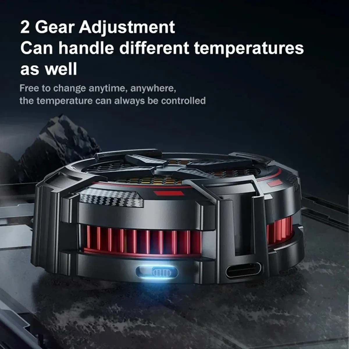 T1377C-Mobile Phone Semiconductor Magnetic/Back-Clip Radiator,Fan Radiator,Suitable for All Phones Heat Dissipation HOT
