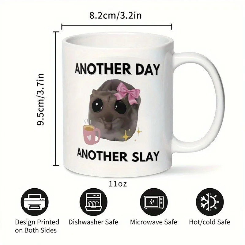 another day another slay mug girl office coffee mug friend birthday gift mug kids birthday gift 11oz ceramic tea cup