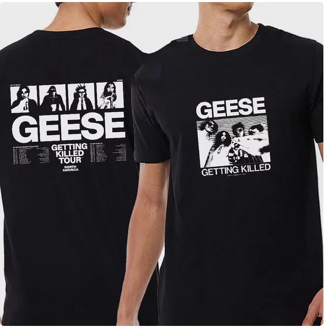 Geese Getting Killed Tour 2025 North America Two Sided T-Shirt