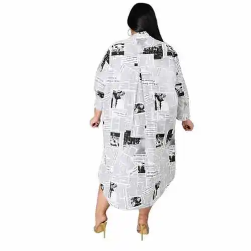 

plus Size Lapel Clothing Women's Newspaper irt Waterproof Outdoor Winter Gear ex Knitted PVC Fabric Technology