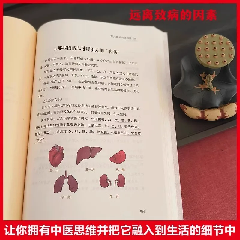 Livro de medicina tradicional chinesa em quadrinhos imagem colorida senso comum do livro de medicina tradicional chinesa