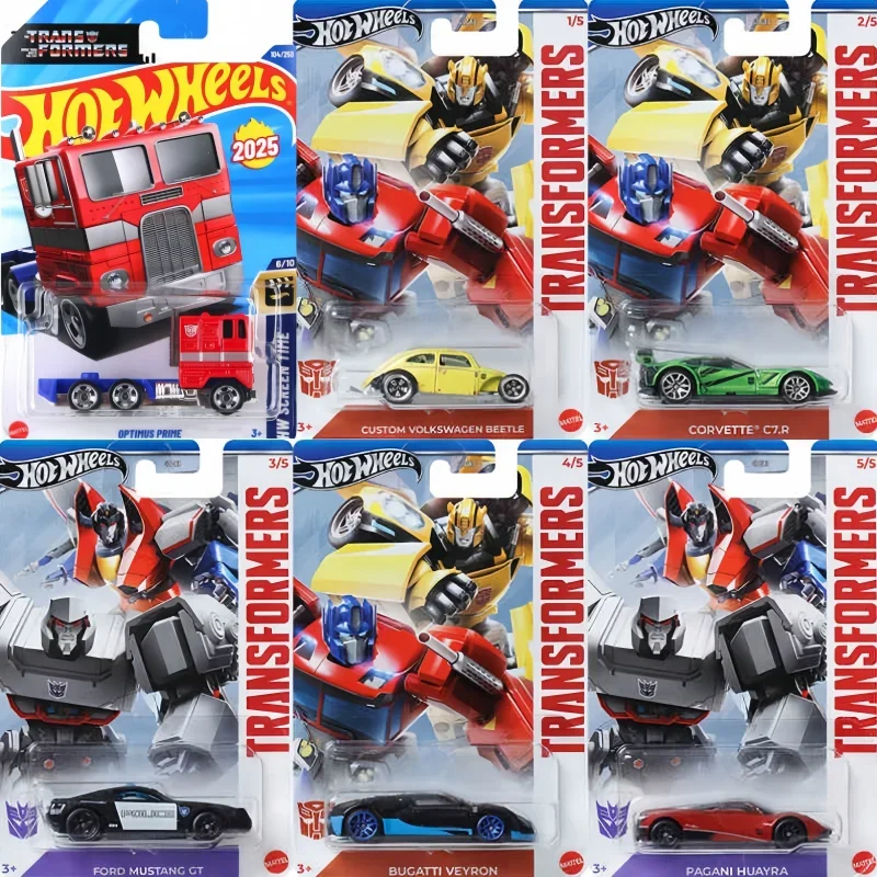 

Mattel Hot Wheels Transformers Bumblebee186 Custom Volkswagen Beetle Gold 1/64 Diecast Model Car Model Collection Toys Gift Toys
