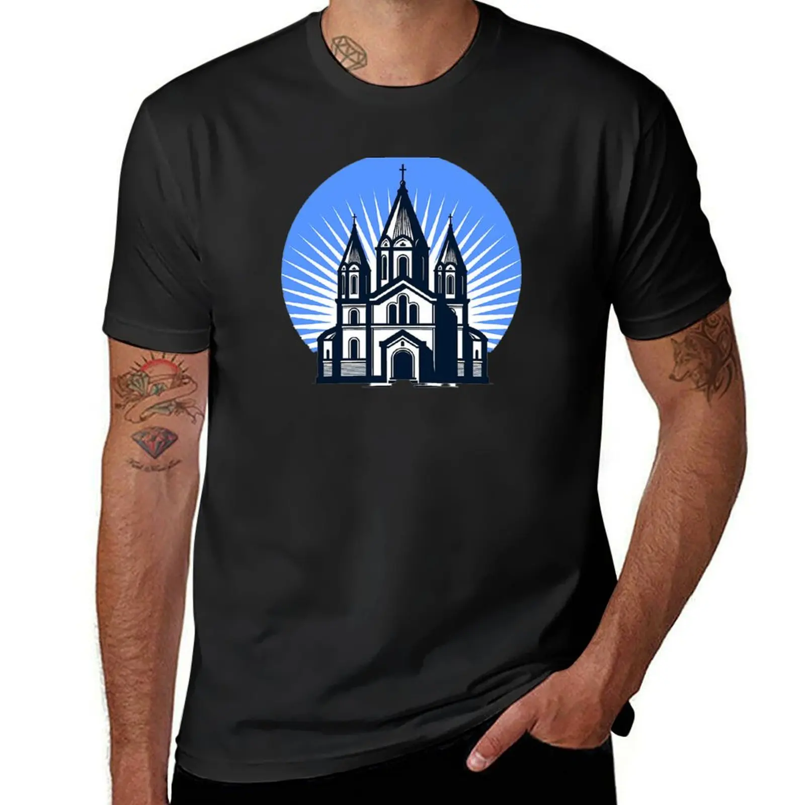 Armenian church ???????? ??????? T-Shirt anime clothes quick-drying cute tops Men's t shirts