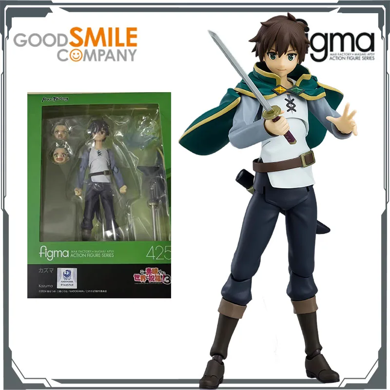 GSC Original Figma Blessings sur ce monde merveilleux! Kazuma Satou Anime figurines jouets pour garçons cadeau de noël Megumin