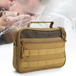 Bolsa de ducha plegable portátil para gimnasio, organizador de artículos de aseo para hombre, organizador colgante para viaje de negocios, maquillaje, almacenamiento de cosméticos