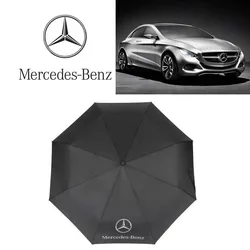 Automatic Windproof Rain Fully Compact Folding Umbrella For Mercedes Benz AMG GLC GLE W205 C300 W203 W206 W108 W124 W126 W140