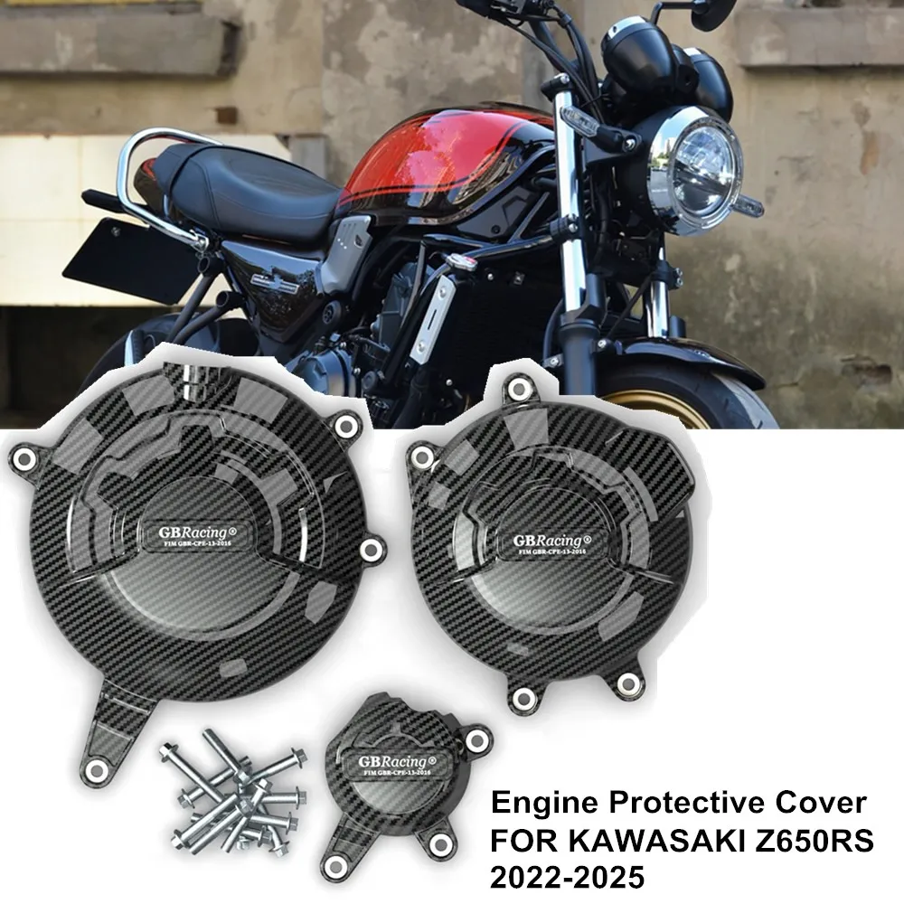 

Для Kawasaki Z650RS Z 650RS 2022 2023 2024 2025 комплекты крышек двигателя мотоцикла, защита капота, крышка двигателя