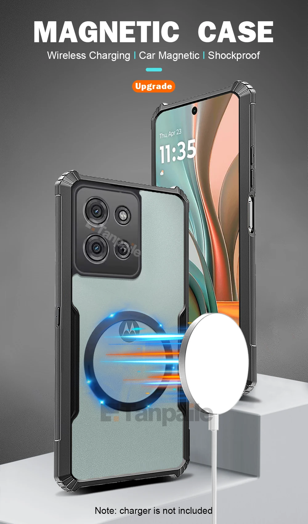 Ultra Thin Case For Motorola Moto G75 5G Case Shockproof Transparent Soft Bumper Phone Cover Funda