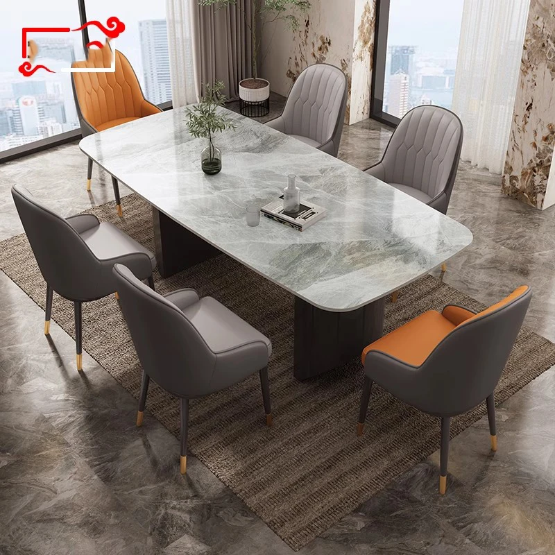 

Living Room Armchair Dining Room Sets Nordic Foldable Ergonomic Dining Table Set Design Comedores Mesa Y Silla Furniture DWH