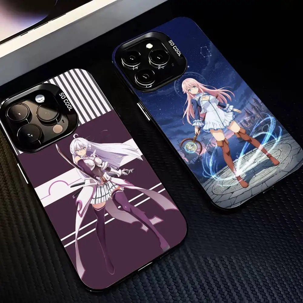 

R-Redo of H-Healer Anime Phone Case For iPhone17,16,15,14,13,12,11,Pro,MAX Gray Matte Silicone Black Cover