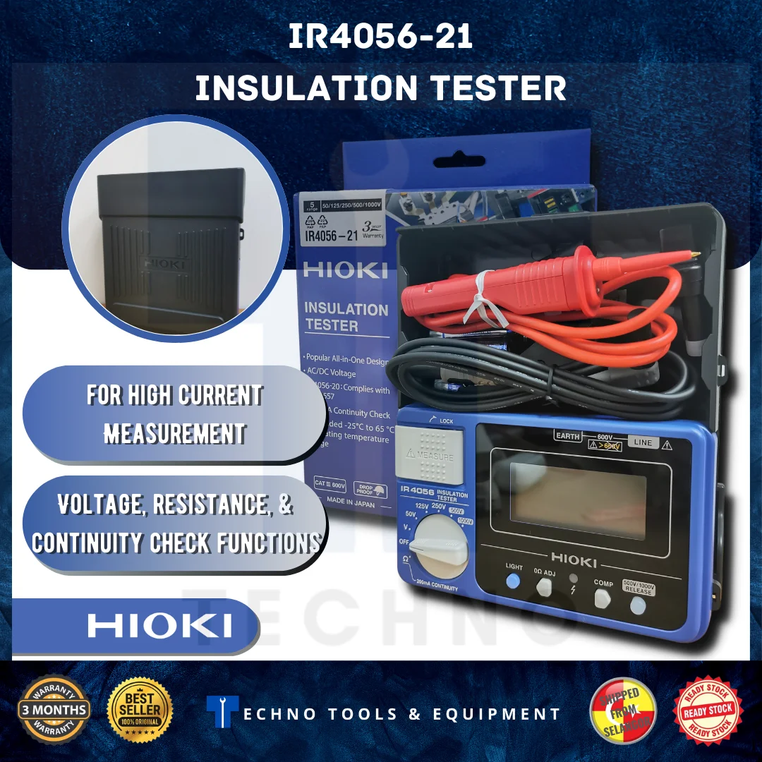

HIOKI IR4056 600V DC INSULATION TESTER
