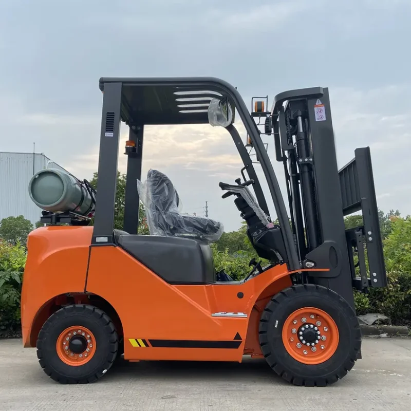 Gasoline LPG Propane Fuel Forklift 2 Ton 3 Ton 5 Ton  Warehouse Handling Four-Wheel Forklift