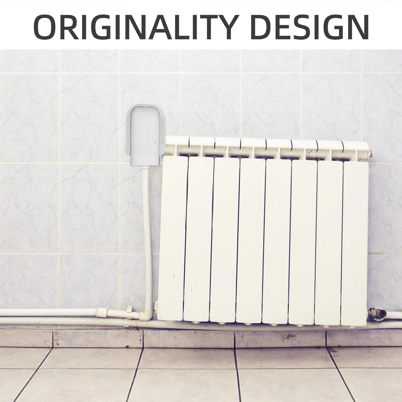 Air Conditioning Duct PVC Cover Decorative Tubing Concealment for Standard Wall Ac Parts Air Conditioner Tubing Cover
