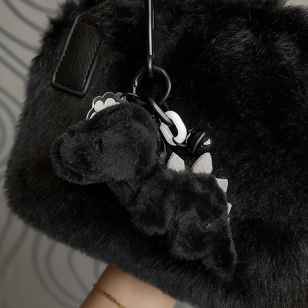 Prosty Wzór Dopaminowy Dinozaur Wisiorek Modny Materiał Brelok Dinozaur Unikalny Niszowy Breloczek Dinozaur Do Codziennego Użytku