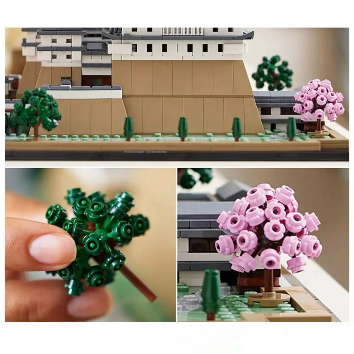 2125 stücke Himeji Schloss Architektur Bausteine Ziegel Spielzeug für erwachsene Kinder Kunst Home Decoration Weihnachts geschenk