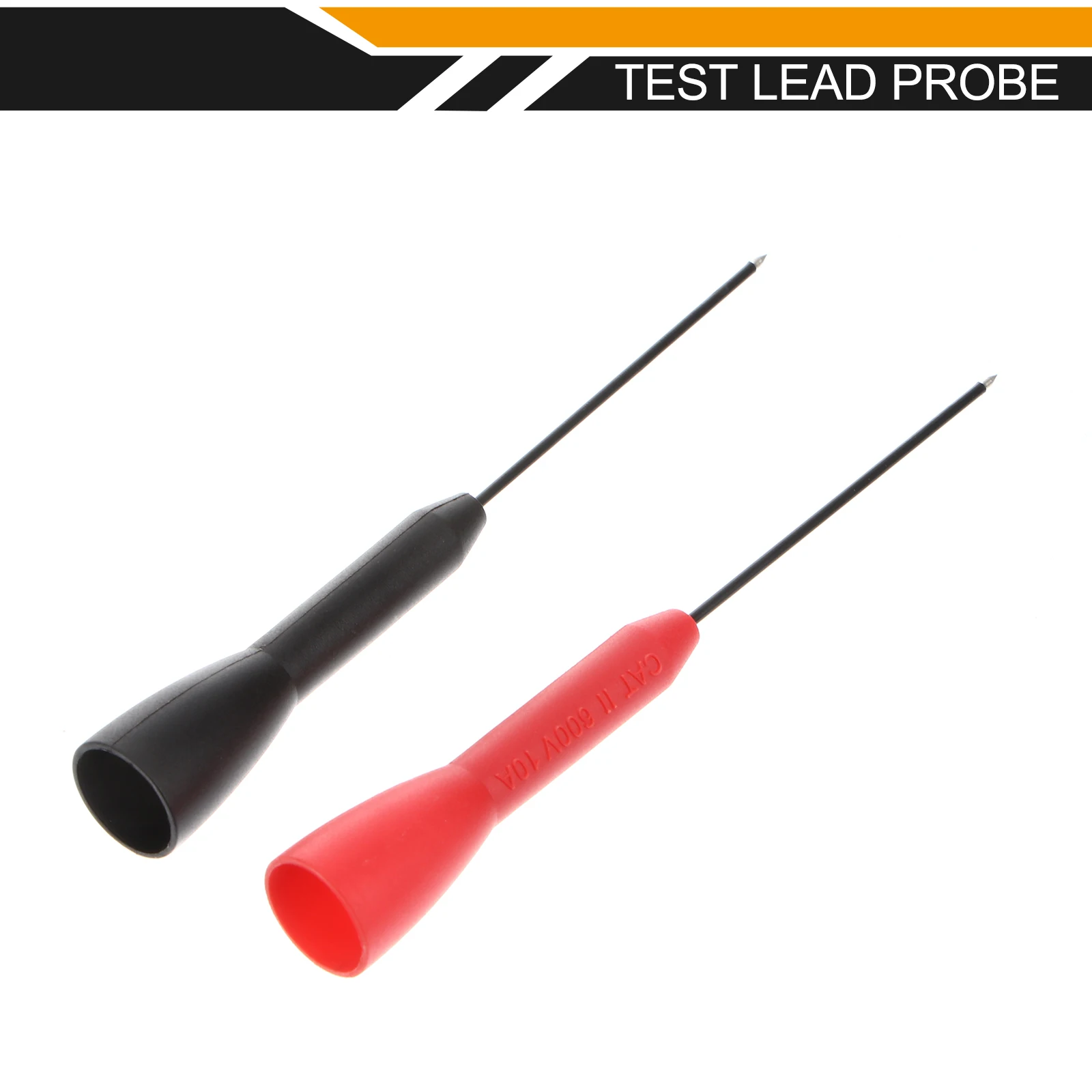 

2pcs Test Needle Multimeter Probes Universal Diagnostic Tool Sturdy Handles Stainless Steel Sensitive Accurate Lightweight