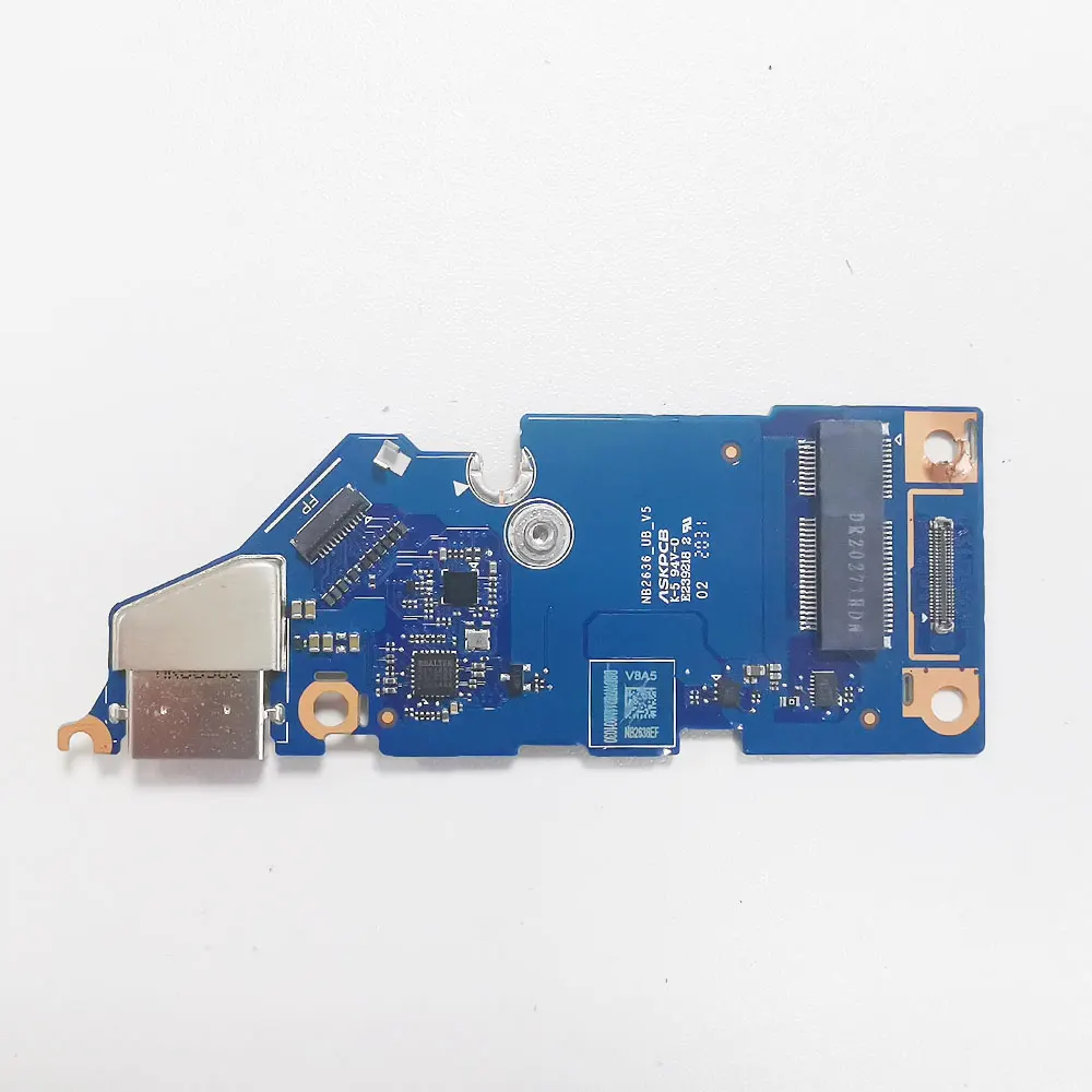 For HUAWEI Matebook 13 HNL-WFQ9 HNL-WFP9 WRTD-WFH9 Laptop wifi card fingerprint USB Jack Port Board NB2636_UB_V5