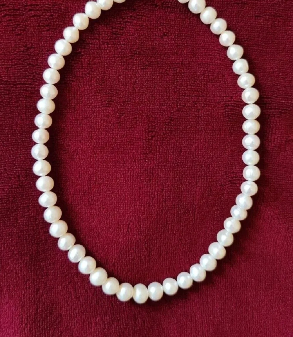 Authentic AAA 9-10mm  Japan akoya white Pearl Necklace 14k yellow gold 18in 20in 22in 24in 26in 28in 30in 32in 34in 36in