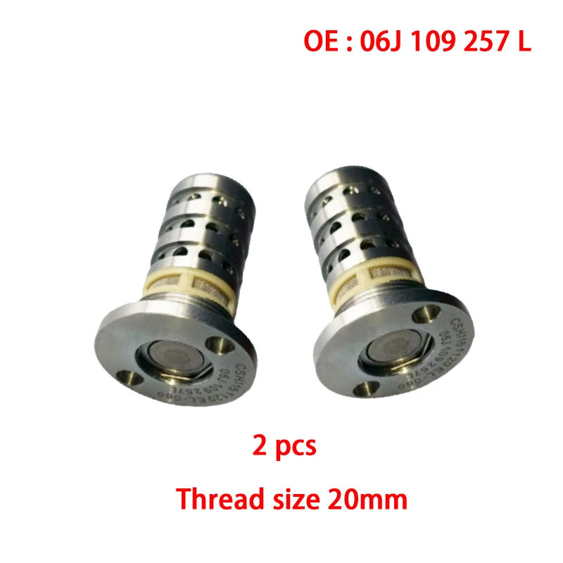 

OE Quality 06J109257L For VW Audi A3 A6 A7 EA888 Gen 3 20mm Camshaft Timing Control Valve Magotan Golf 8 Passat Tiguan CC Superb