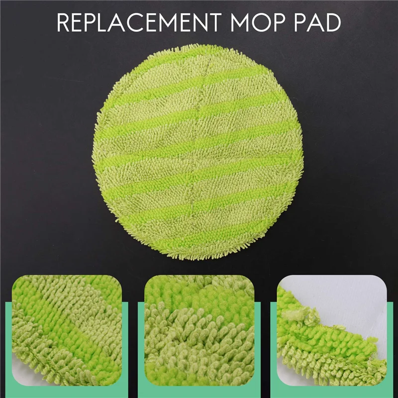 10 Pcs Replacement Pad for Cordless Electric Rotary Mop Sweeper Wireless Electric Rotary Mop Replacement Scrubber Pad