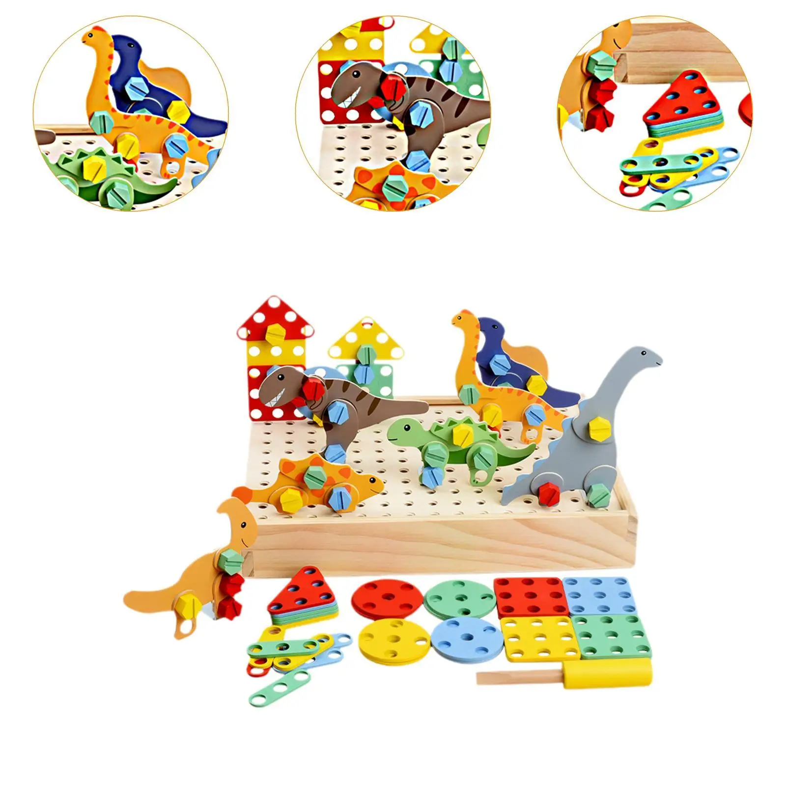 Parafuso brinquedo crianças jogar conjunto de ferramentas aprendizagem fingir jogar brinquedo de construção mãos