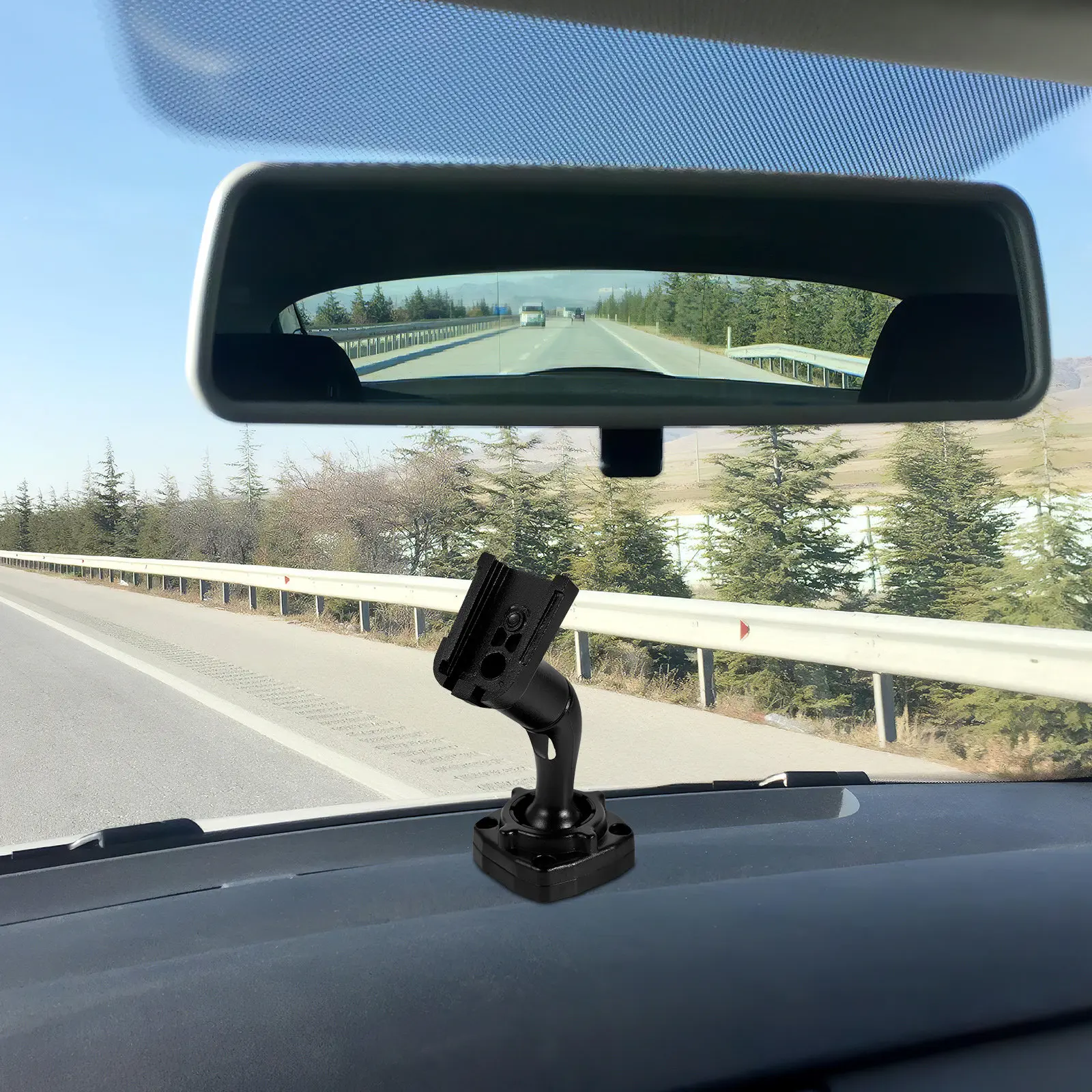 Universal Rear View Mirror Bracket for Car Dash Cam Mount Secure Interior Holder for Stable Recording Driving Safety