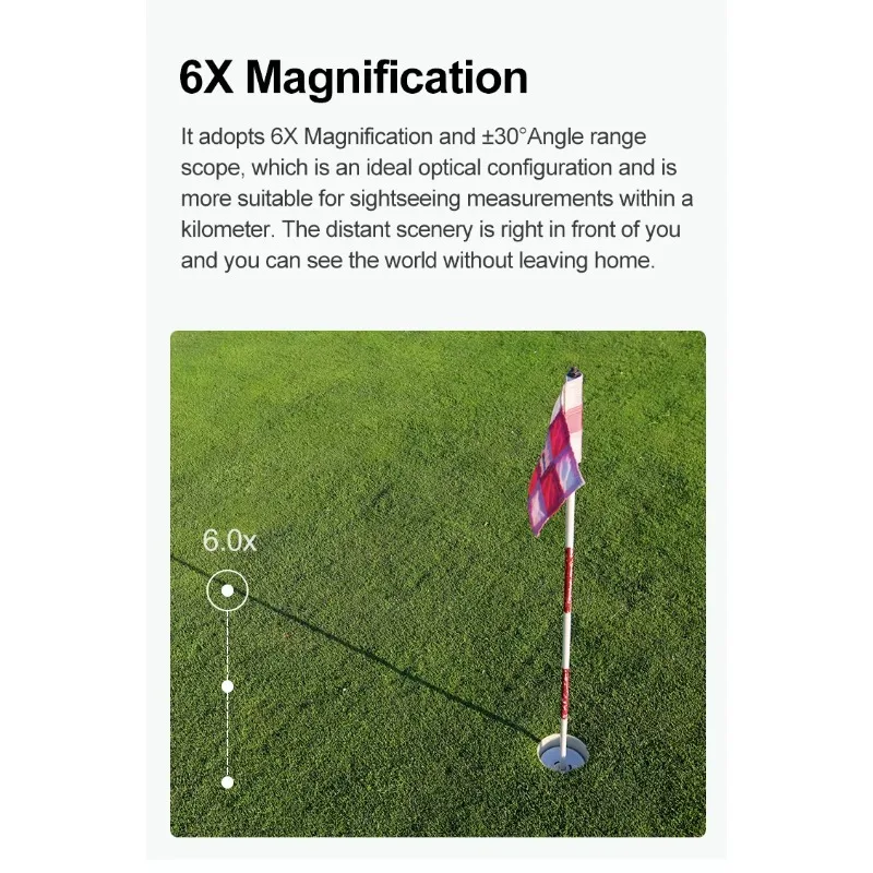 

TULX ODM OEM Wholesale Golf Accessories 6X Golf Rangefinder With Pin Seek & Slope for Distance Measurement