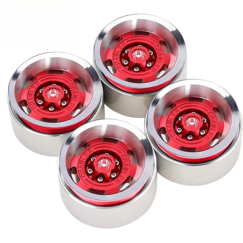 

1.9-inch Metal Convex Wheel Hub for 1/10 RC Crawler Car AXIAL SCX10 RC4WD D90 Traxxas TRX4 Modified Trendy DIY Accessories