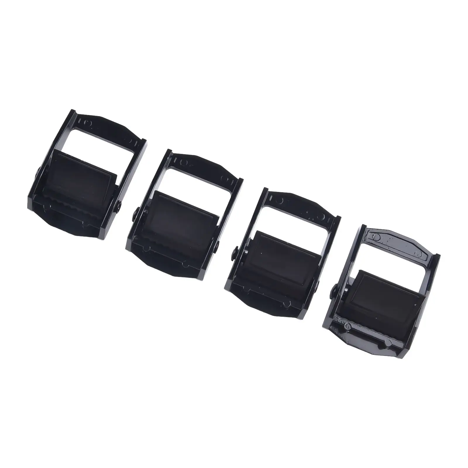 4pcs Zinc Alloy Buckle for Tie-down Strap For Heavy Duty Cases Luggage Toolboxes Tie‑down Cargoes Strap Fixed Tensioner