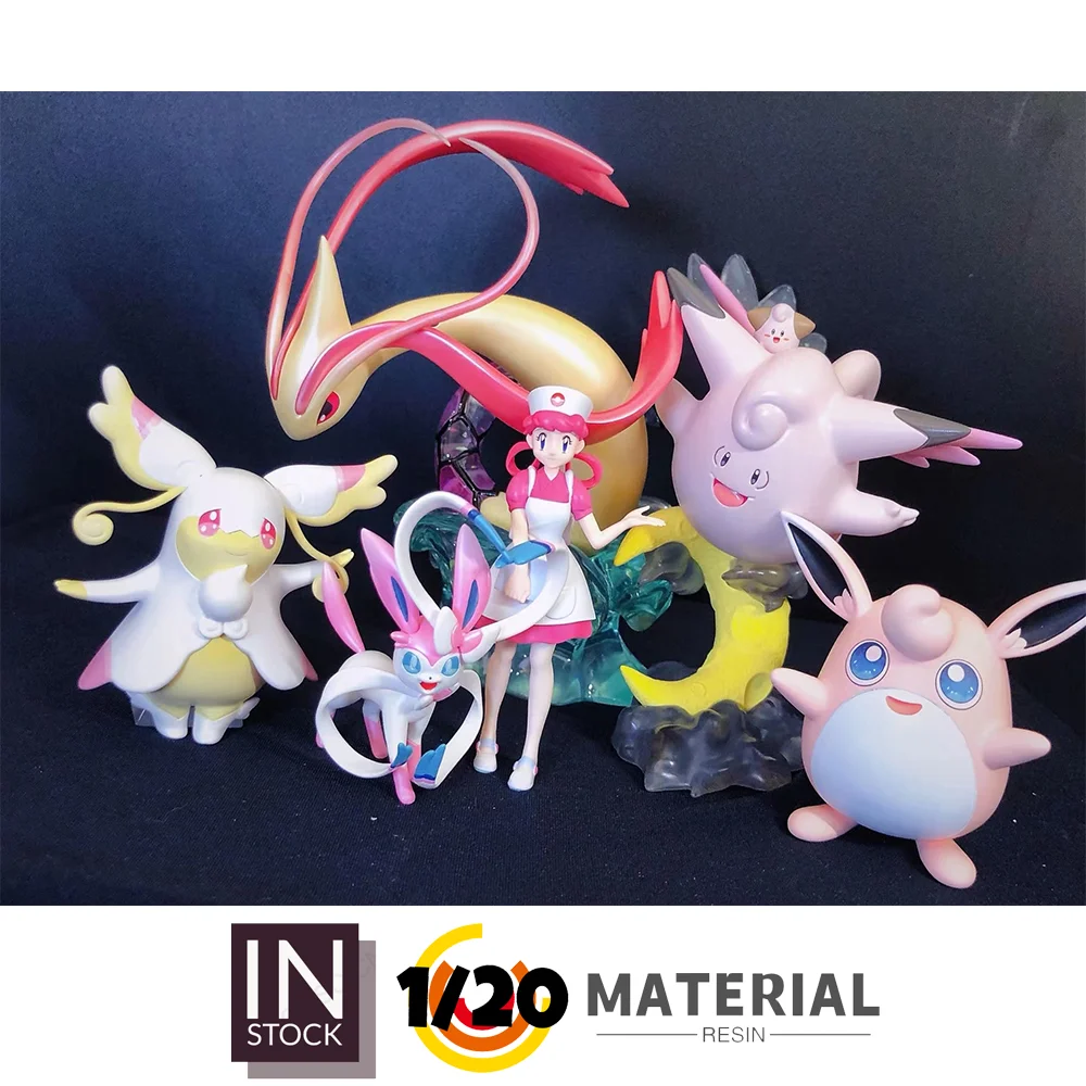 [In Stock] 1/20 Resin Figure [BQG] - Clefairy & Clefable & Cleffa