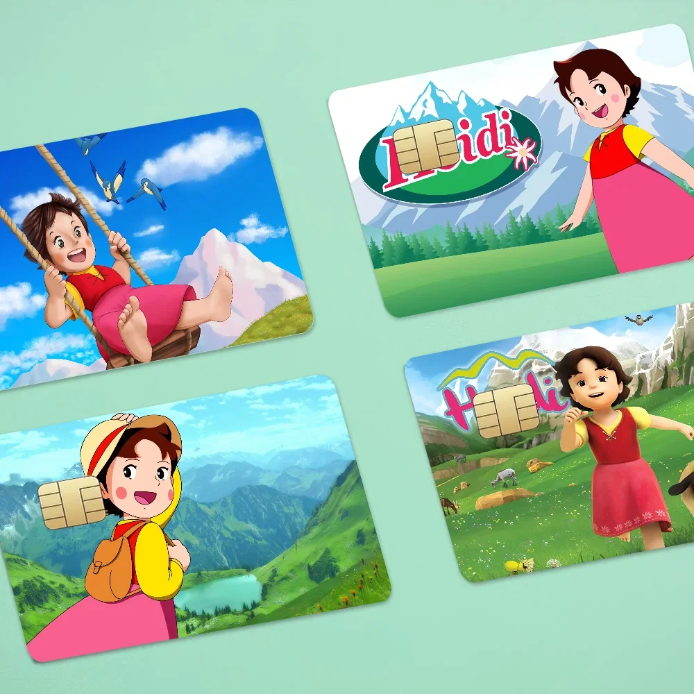 Heidi Cartoon Anime Cartoon Aufkleber Film Haut für Kreditkarte Debit Bank Bus Karte