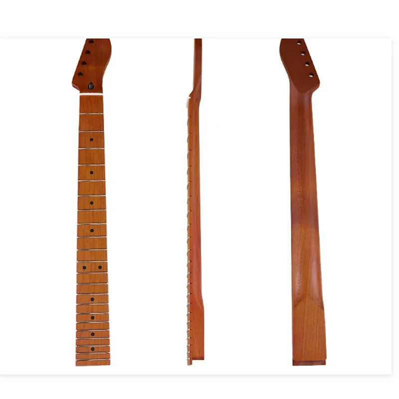 Mástil de 22 trastes para guitarra TL de 6 cuerdas, mástil de guitarra eléctrica de arce tostado, modificación de mástil, accesorio para instrumento DIY