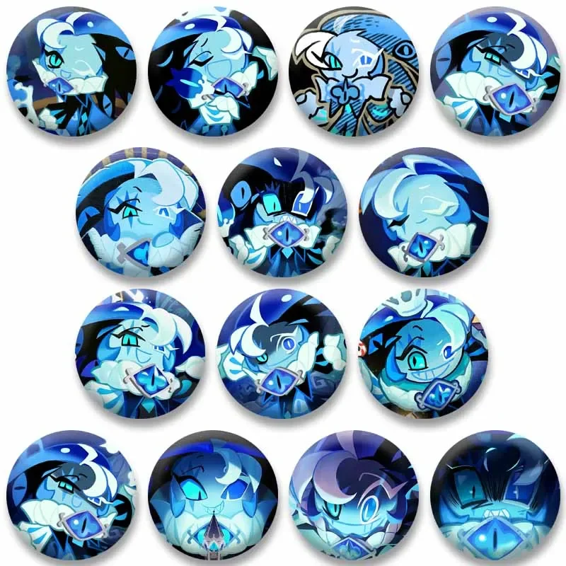 Schatten Milch Cookie Münze Abzeichen Runde Brosche auf Rucksack Hut Hemd Zubehör Kawaii Spiel Schmuck Pins Spielzeug Geschenk für Freund Kinder