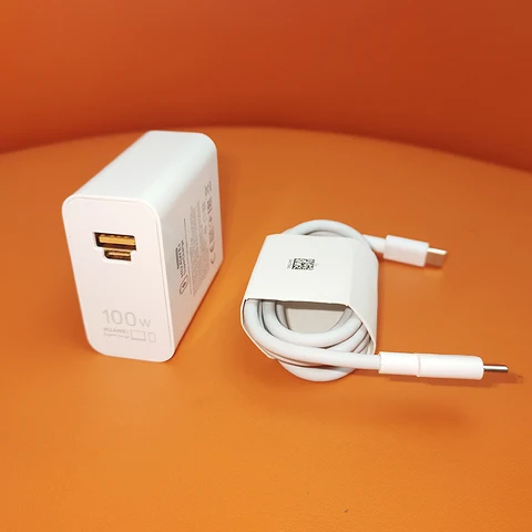 Супербыстрое зарядное устройство Huawei, 100 Вт, адаптер питания USB A/C, двойной кабель типа C для Pura 80 70 Ultra P60 Mate 70 60 Pro+ Nova 12 13
