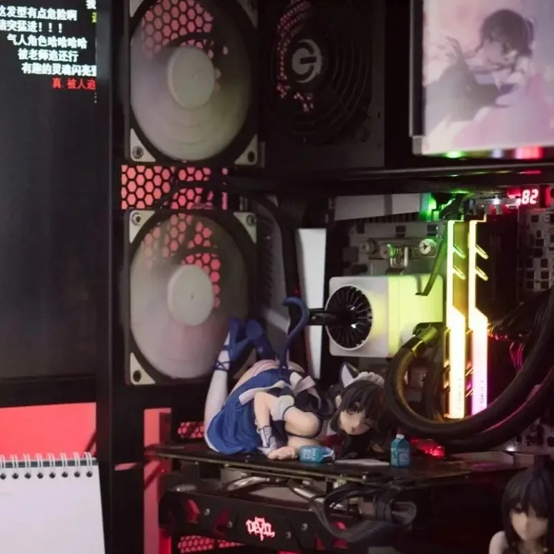 In Magazzino 150mm NSFW Nativo Gatto Lap Latte 1/7 Kawaii Gatto Latte Ragazza PVC Action Figures Per Adulti Hentai Collezione Modello Giocattoli Regalo