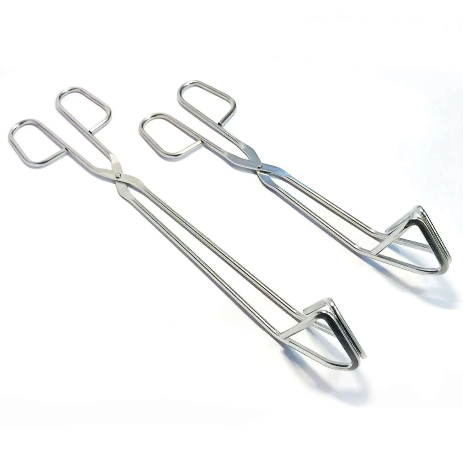 Stainless Steel Food Clip Multipurpose Heavy Duty Lightweight Barbecue Tongs for Camping Hiking Backpacking Cooking Picnic